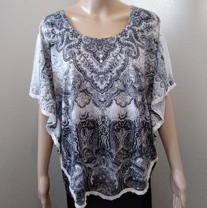 Boho style women's top